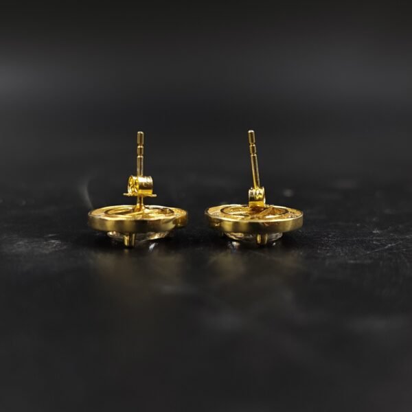 Marquise & RD Diamond Cluster Stud Earring