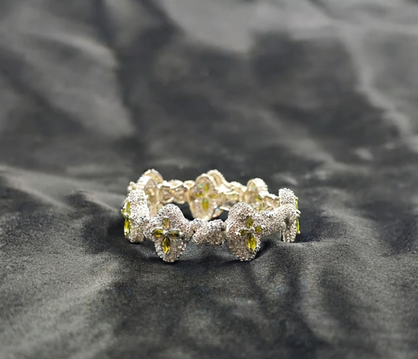 Round & Marquise Diamond Tennis Bracelet 925 Sterling Silver