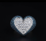 Beautiful Heart Ring For Women's In London Blue Topaz With 925 Sterling Silver