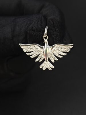 Men's Diamond Flying Bird Small Pendant