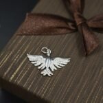 Men's Diamond Flying Bird Small Pendant