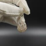 Men's Diamond Fire Pendant 925 Sterling Silver