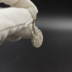 Men's Diamond Fire Pendant 925 Sterling Silver