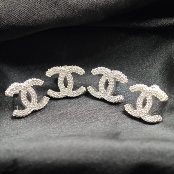 Women's Diamond Trendy Stud Earring 925 Sterling Silver