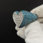 Beautiful Heart Ring For Women's In London Blue Topaz With 925 Sterling Silver