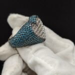 Beautiful Heart Ring For Women's In London Blue Topaz With 925 Sterling Silver