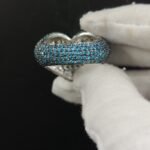 Beautiful Heart Ring For Women's In London Blue Topaz With 925 Sterling Silver