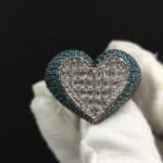 Beautiful Heart Ring For Women's In London Blue Topaz With 925 Sterling Silver