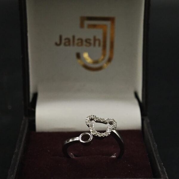 Diamond Cat Face Cute Toe Ring For Women's 925 Sterling Silver