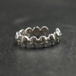 Adjustable Real Solid Metal Skull Toe Ring For Women's 925 Sterling Silver