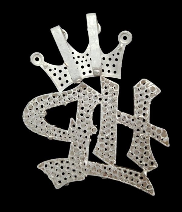 Custom Mens Pendant lab grown diamonds 925 sterling silver