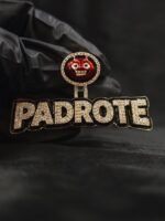 Custom  PADAROTE Pendant, 925 Silver and Tester passing moissanite