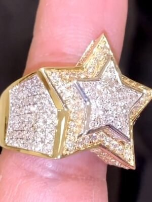 Mens Custom Pendant 925 Silver And Tester Passing Moissanite