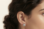 D-VVS Moissanite Earrings For Women's Wear In 925 Sterling Silver