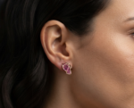 Butterfly CZ Stud Earrings For Women's Wear In 925 Sterling Silver