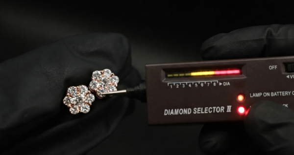 D/VVS Moissanite Floral Cluster Stud Earrings in 925 Sterling Silver – Diamond Look for Women