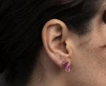 Butterfly CZ Stud Earrings For Women's Wear In 925 Sterling Silver
