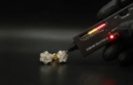 VVS Floral Cluster Moissanite Stud Earrings In 925 Sterling Silver.