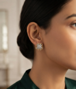 D-VVS Moissanite Earrings For Women's Wear In 925 Sterling Silver