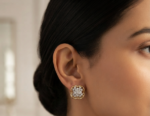 D-VVS Moissanite Earrings For Women's Wear In 925 Sterling Silver