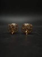 Genuine Moissanite Stud Earrings For Women's Wear In 925 Sterling Silver.