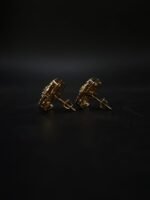 Genuine Moissanite Stud Earrings For Women's Wear In 925 Sterling Silver.
