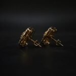 Genuine Moissanite Stud Earrings For Women's Wear In 925 Sterling Silver.