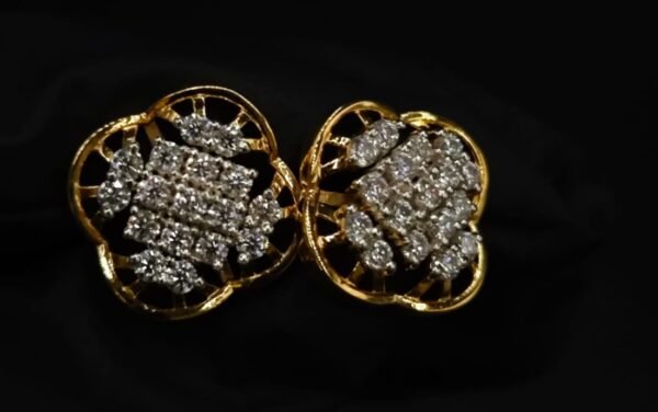 D-VVS Moissanite Earrings For Women's Wear In 925 Sterling Silver