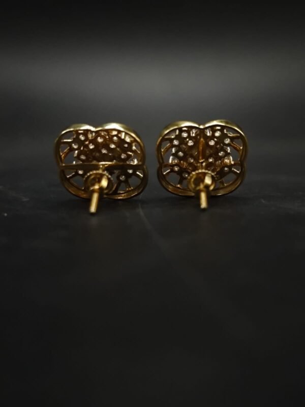 D-VVS Moissanite Earrings For Women's Wear In 925 Sterling Silver