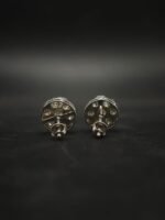 Women's Moissanite Stud Earrings In 925 Sterling Silver.