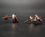 Butterfly CZ Stud Earrings For Women's Wear In 925 Sterling Silver