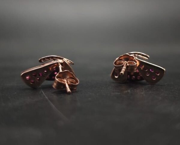Butterfly CZ Stud Earrings For Women's Wear In 925 Sterling Silver