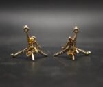 Men’s Moissanite Basketball Player Stud Earrings – Iced 925 Sterling Silver Hip Hop Jewelry