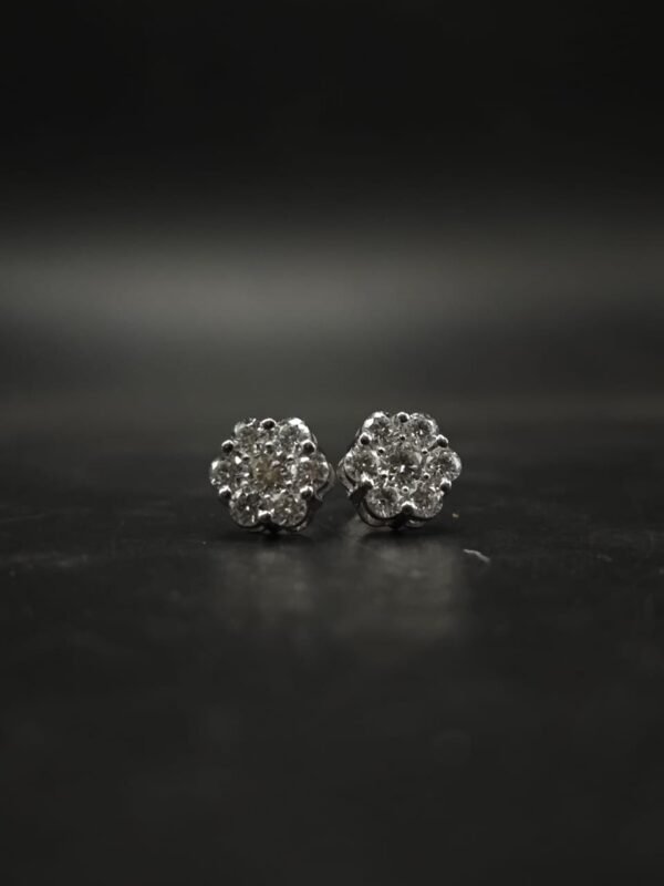 Moissanite Stud Earrings for Women 925 Sterling Silver