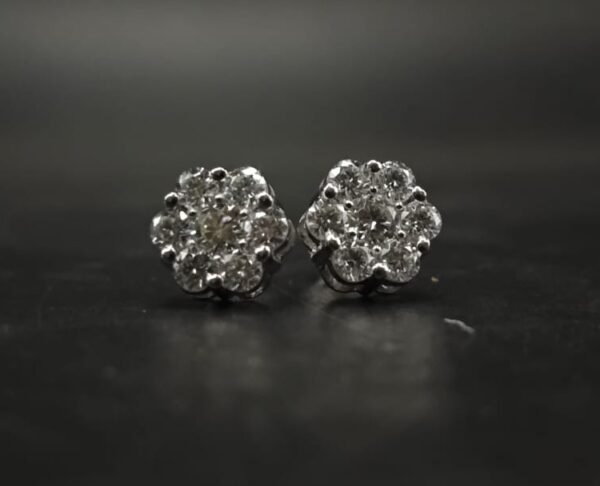 Moissanite Stud Earrings for Women In 925 Sterling Silver