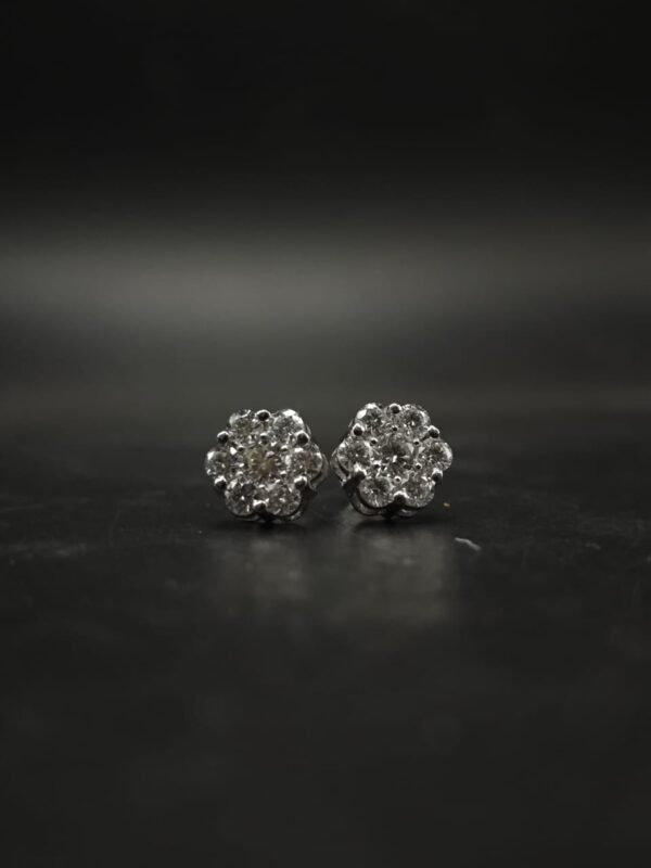 Moissanite Stud Earrings for Women 925 Sterling Silver