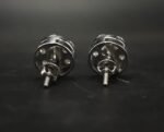 VVS Moissanite Stud Earrings Men's Wear In 925 Sterling Silver.