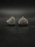 Heart Shape Moissanite Stud Earrings for Women 925 Sterling Silver