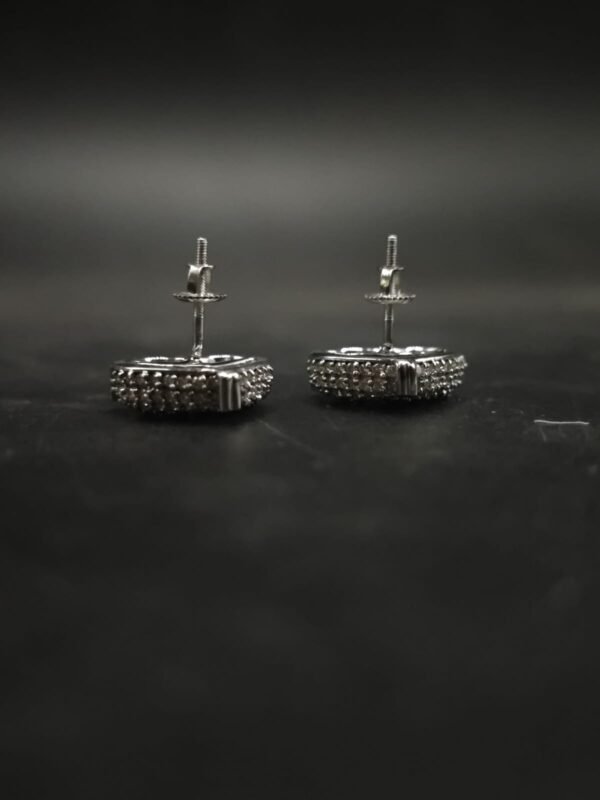 Heart Shape Moissanite Stud Earrings for Women 925 Sterling Silver