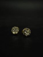Tester Passing Moissanite Cluster Stud Earrings – 925 Sterling Silver