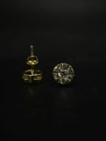 Tester Passing Moissanite Cluster Stud Earrings – 925 Sterling Silver