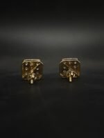 Tester Pass Moissanite Women's Wear Square Shape Stud Earring In 925 Silver.