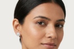 Classic Round Halo Moissanite Cluster Stud Earrings | 925 Sterling Silver