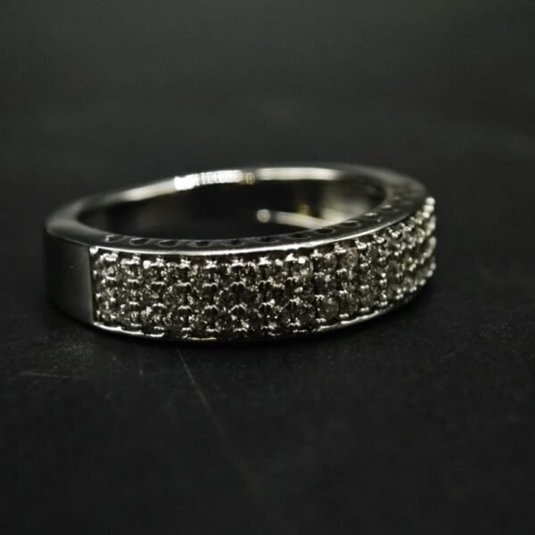 Moissanite Pave Band Ring for Men