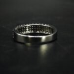 Moissanite Pave Band Ring for Men