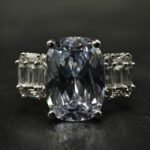 Elegant Cushion Cut CZ Ring In 925 Sterling Silver