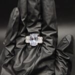 Elegant Cushion Cut CZ Ring In 925 Sterling Silver