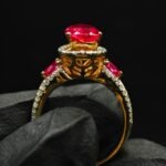 Pear Cut Red Ruby CZ 925 Sterling Silver