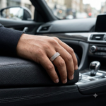 Moissanite Pave Band Ring for Men