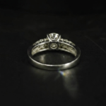 Round Moissanite Solitaire Ring